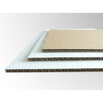 Corrugated Board brown white