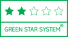 A 2 csillagos „Green Star System” termék azt jelenti, hogy legalább 50%-ban újrahasznosított rostból vagy szűz FSC vagy PEFC tanúsítvánnyal rendelkező rostból készült, és a gyártó nem működtet sem ISO14001, sem EU ökocímke szabvány szerint tanúsított környezetközpontú irányítási rendszert. További információkért kattintson a logóra.