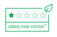 Az 1 csillagos „Green Star System Packaging” minősítésű termék azt jelenti, hogy összesen 25-49%-ban újrahasznosított (PIR+PCR) vagy megújuló anyagból készült, megfelel a REACH előírásainak, de technikailag nem újrahasznosítható.

