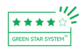 A 4 csillagos „Green Star System for Visual Com” termék azt jelenti, hogy vagy megújuló/bioalapú eredetű nyersanyagból készült, amely magas szinten újrahasznosítható, vagy újrahasznosított eredetű anyagból készült, amely alacsony szinten újrahasznosítható.